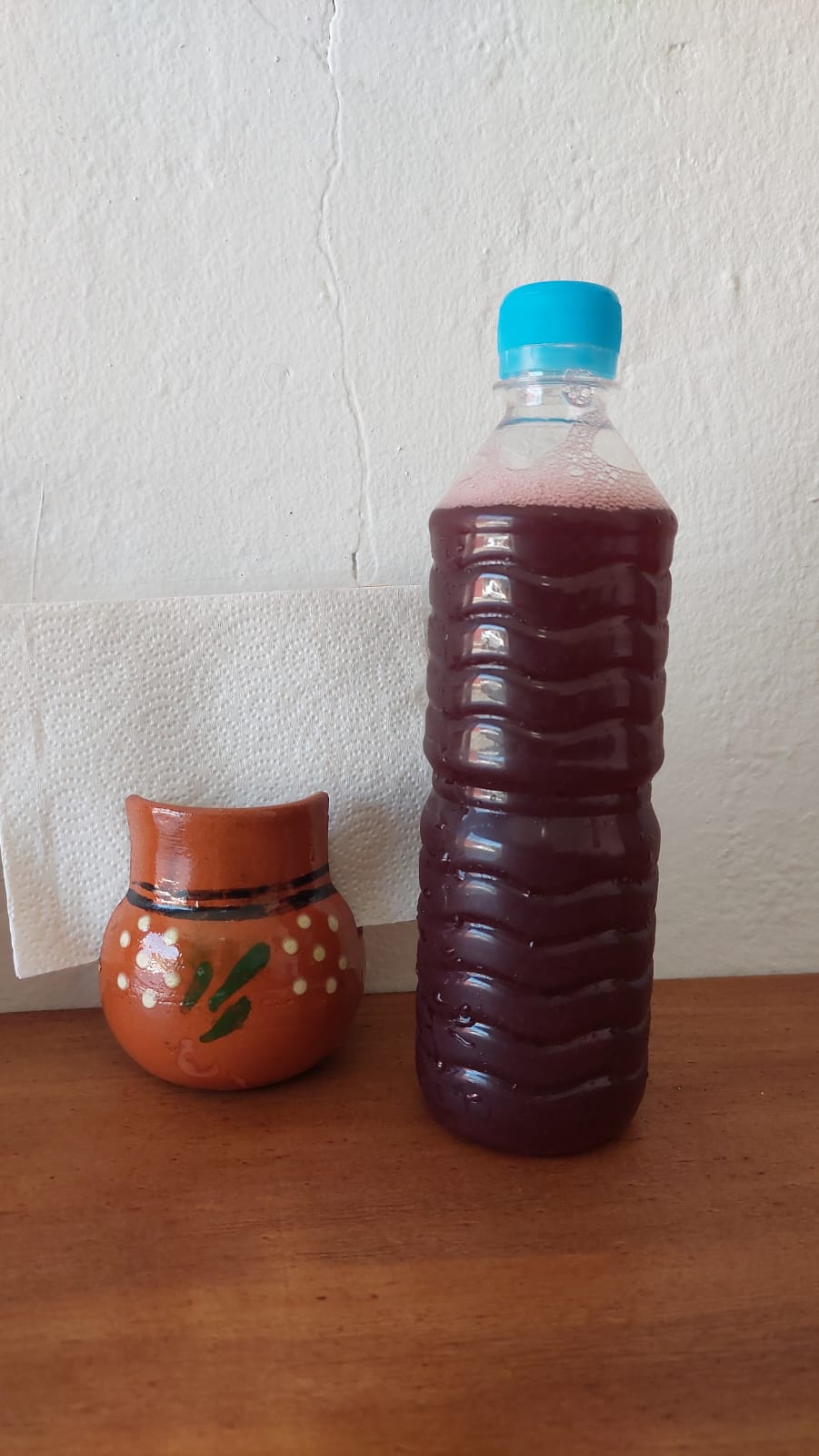 Agua de Jamaica con Guayaba (500ml)